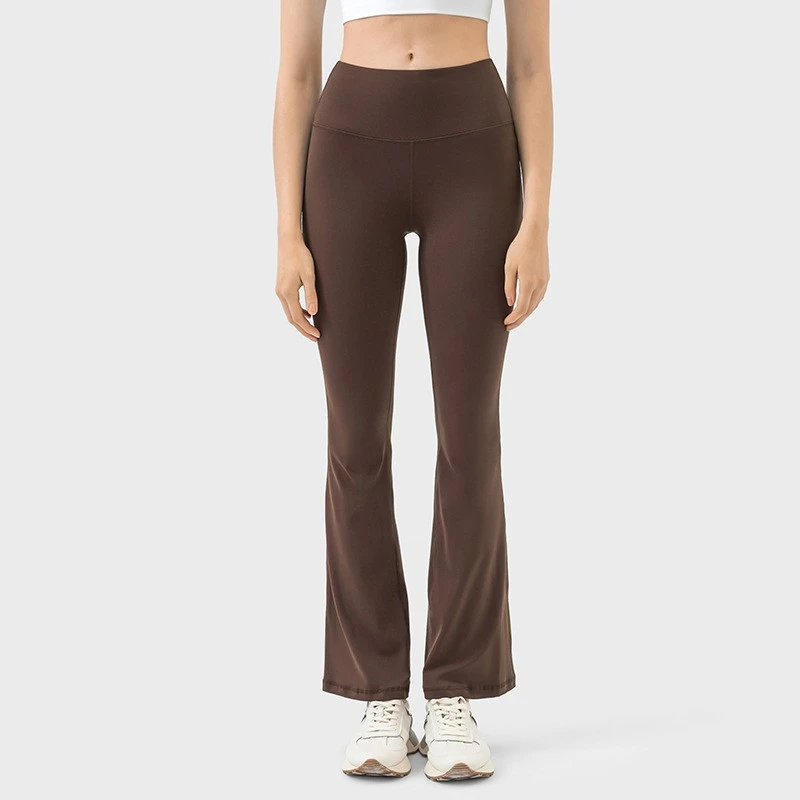 Custom Flared Yoga Pants High-Stretch Sportswear Women's Casual Trousers high quality